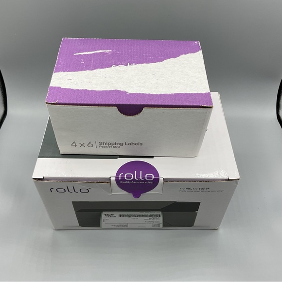 Rollo X1038 USB Thermal Shipping Label Printer Commercial Grade 4x6 Labels - Picture 2 of 4